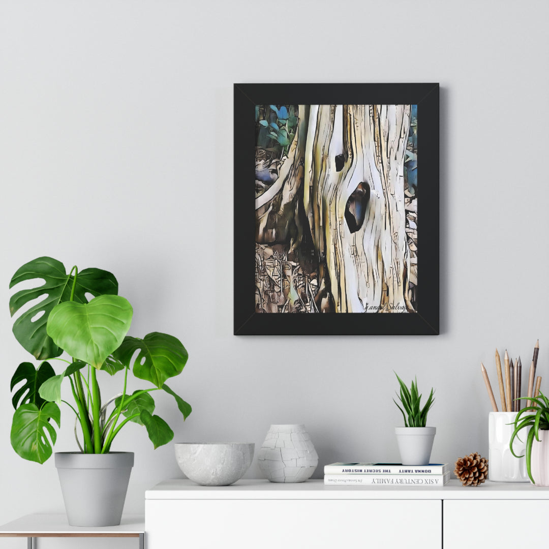 It Is All About What is Hidden Within Framed Vertical Poster