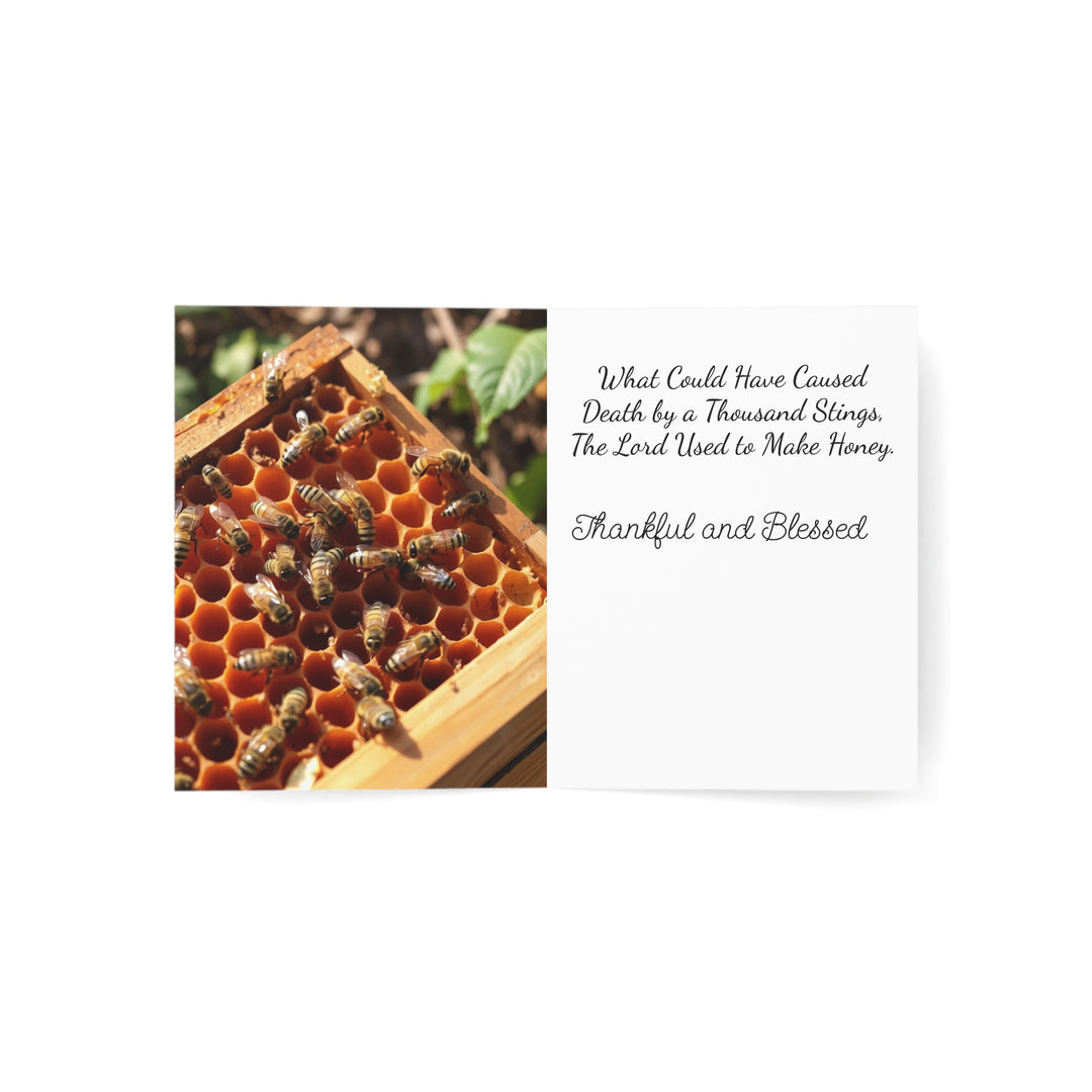 Greeting Cards Set - Faith Filled Quotes, Thanksgiving Card - 1, 10, 30, and 50pcs