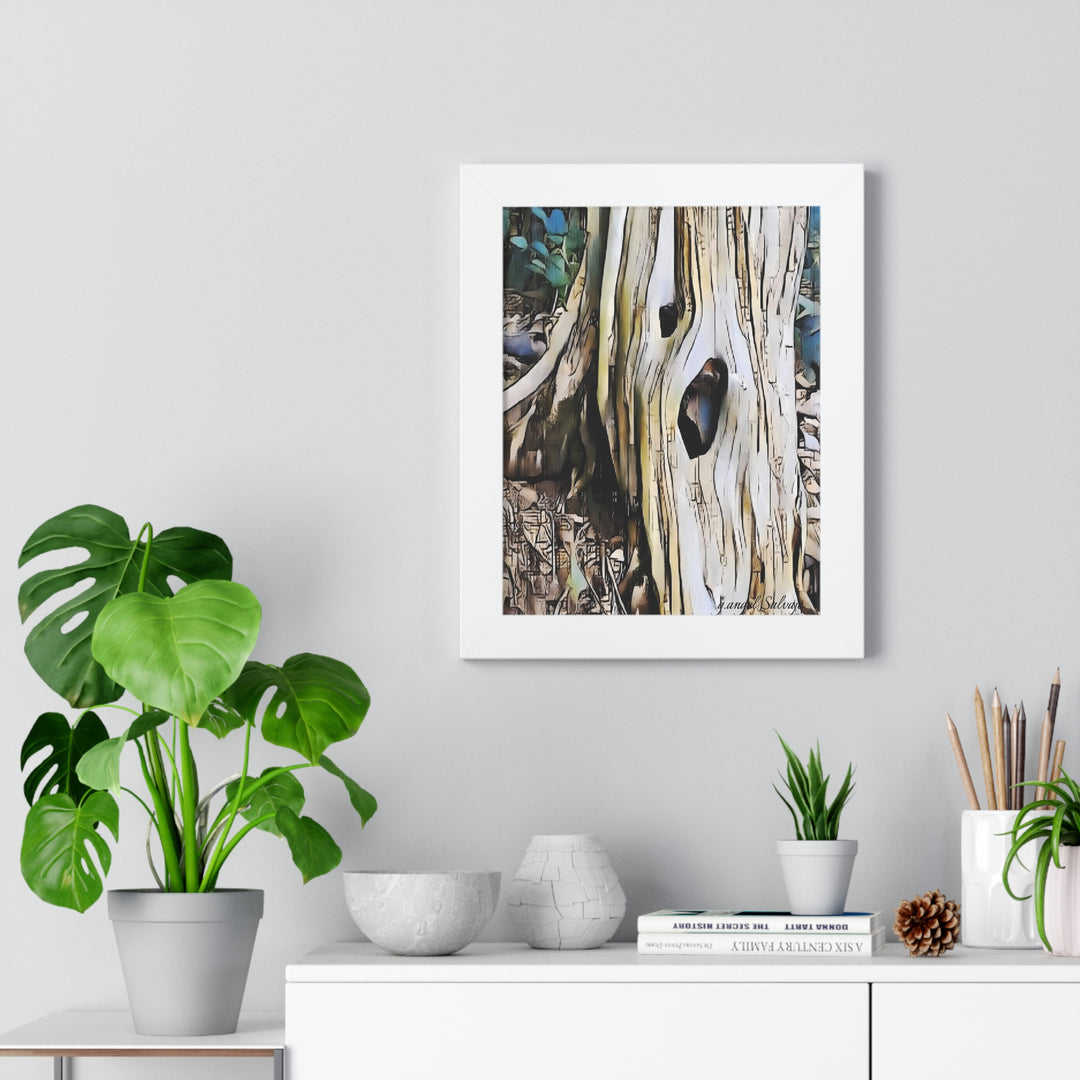 It Is All About What is Hidden Within Framed Vertical Poster