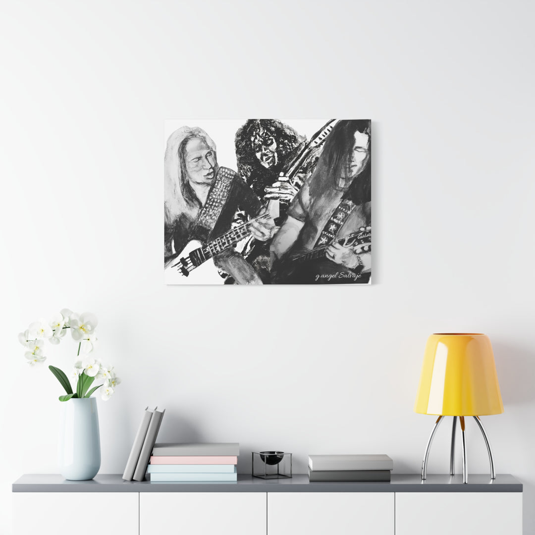 Canvas Print - Slaughter Band Mad About You painting Compilation g angel Salvaje