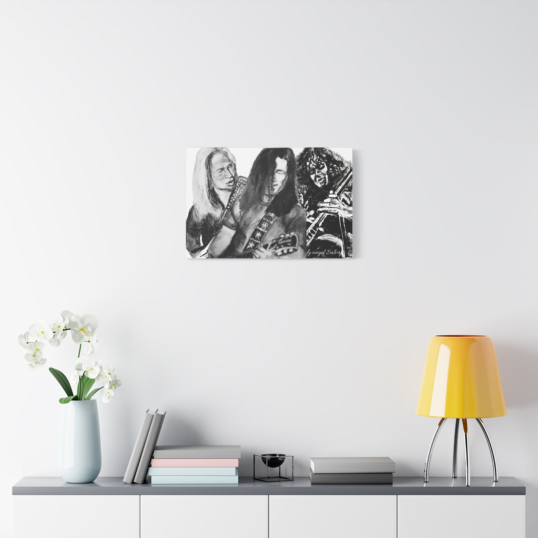 Canvas Print - Slaughter Band Mad About You painting Compilation g angel Salvaje
