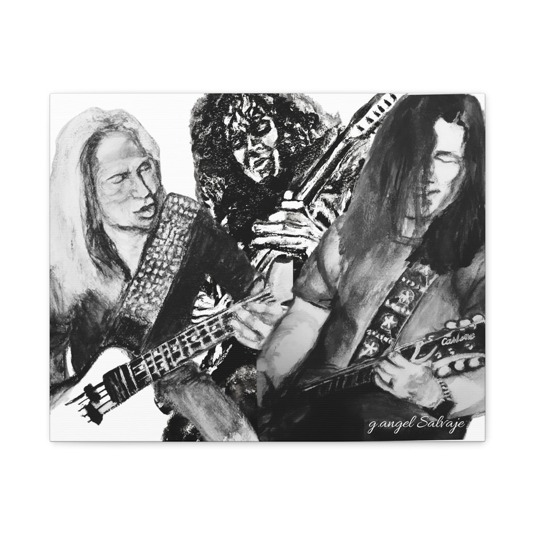 Canvas Print - Slaughter Band Mad About You painting Compilation g angel Salvaje