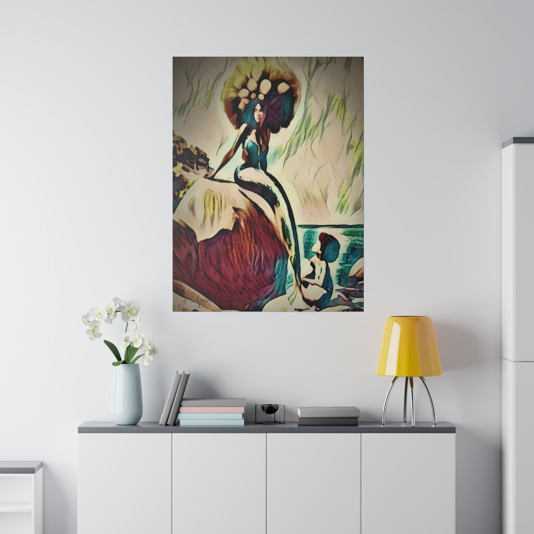 Mermaid Madonna Canvas, Stretched, 0.75"