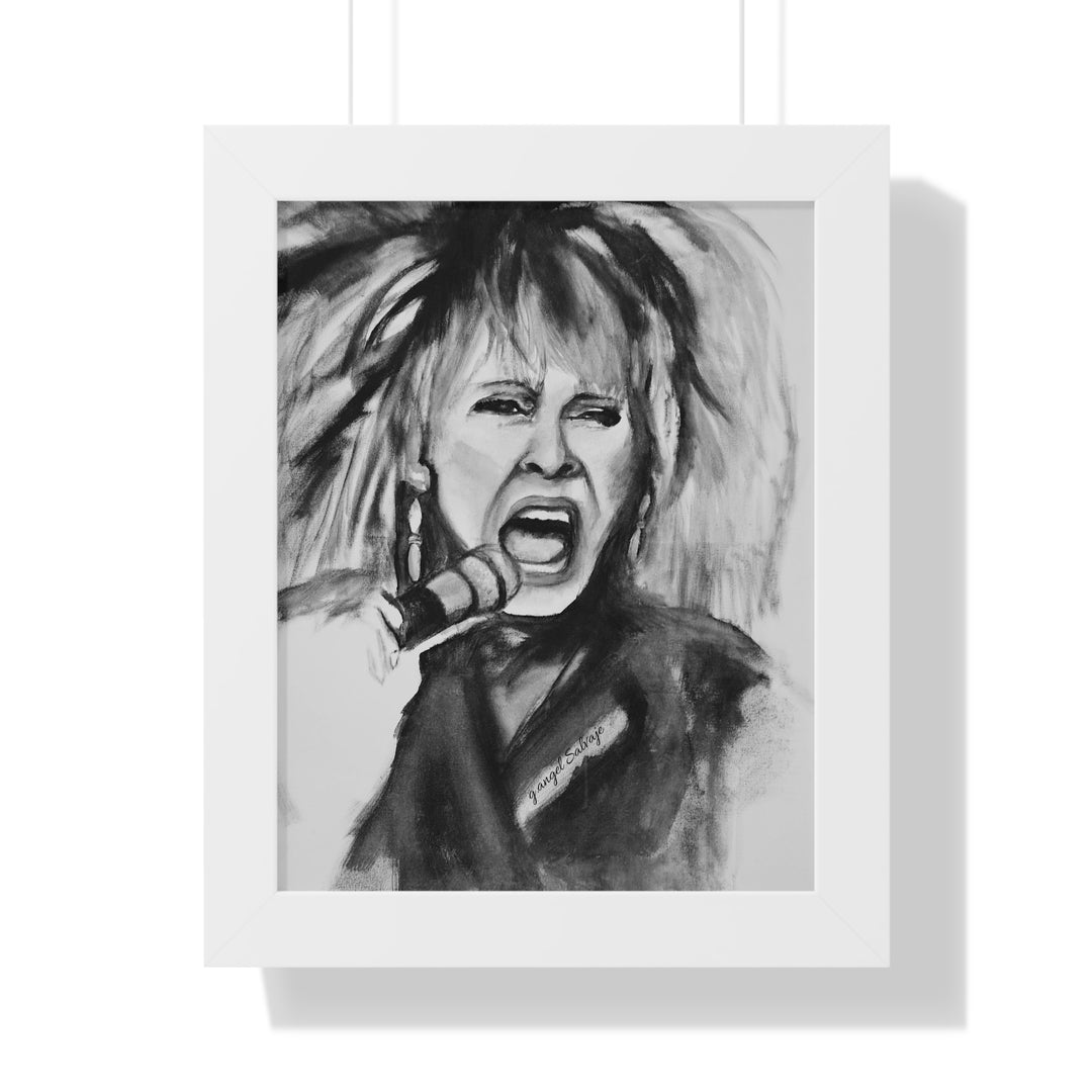 Tina Turner Framed Vertical Poster