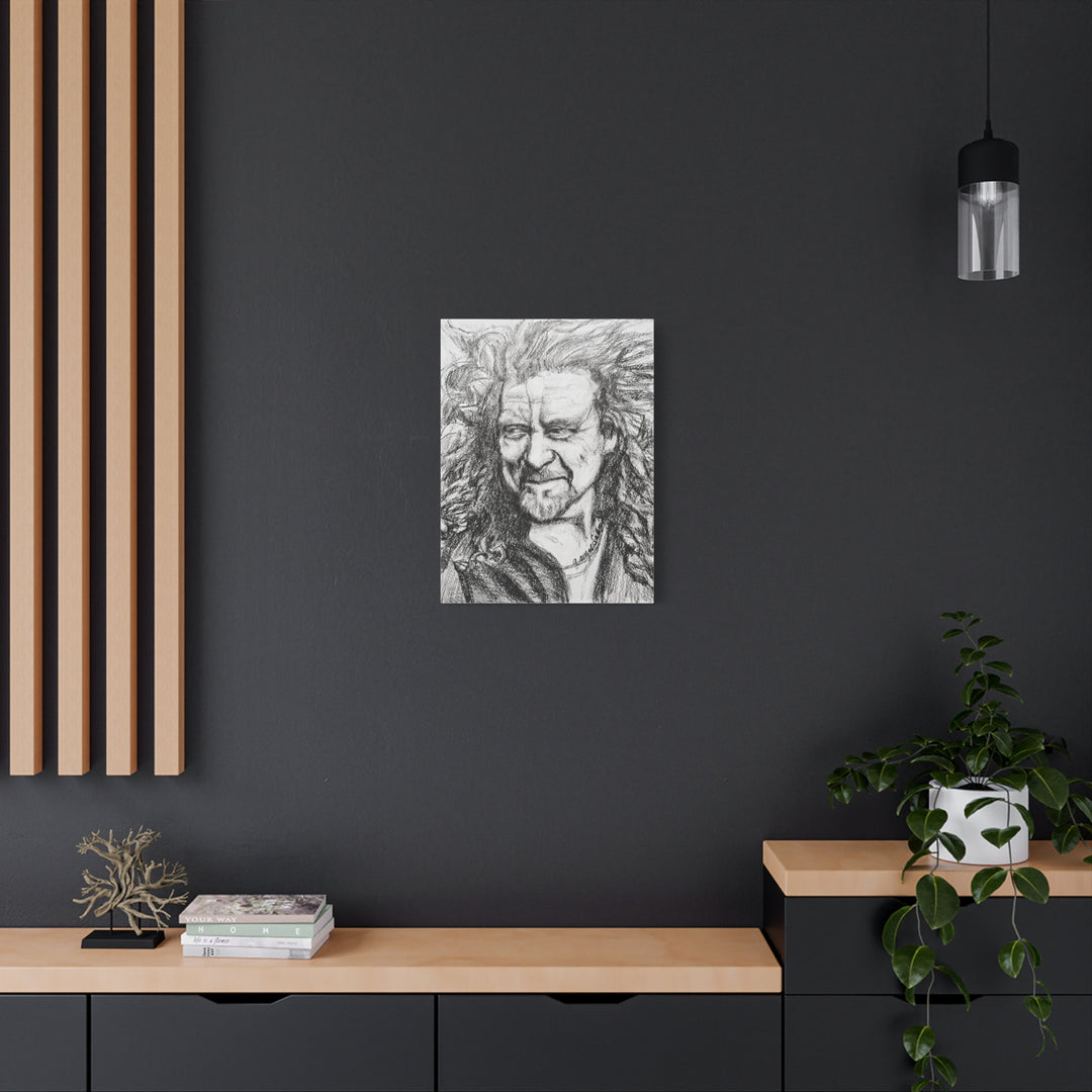 Canvas Print - Robert Plant Rock and Roll Portrait