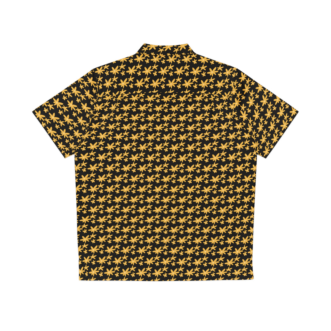 Midnight Blossoms Men's Hawaiian Shirt (AOP)