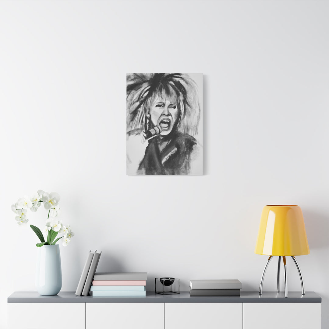 Canvas Print Tina Turner Portrait