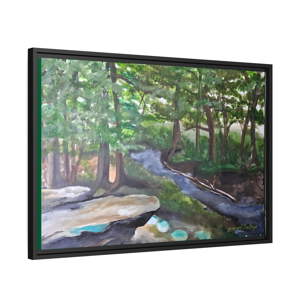 Rivers Within Matte Canvas, Black Frame