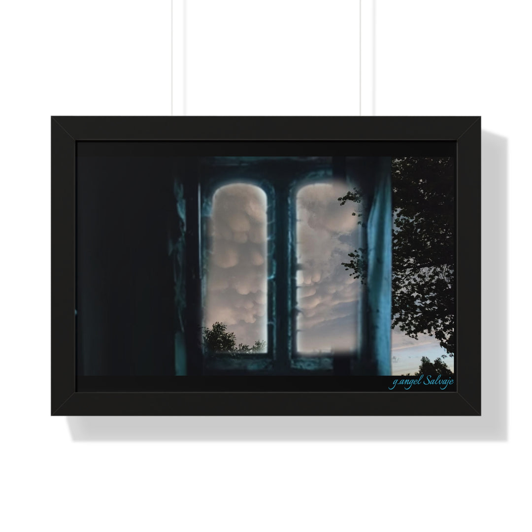 Walk into the Sky Framed Horizontal Poster