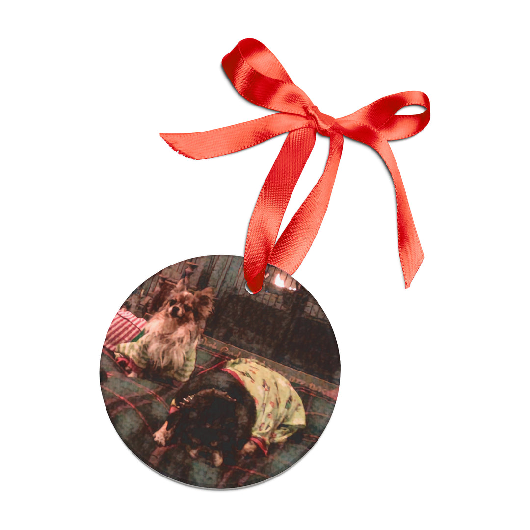 Let's begin, Acrylic Ornament with Ribbon