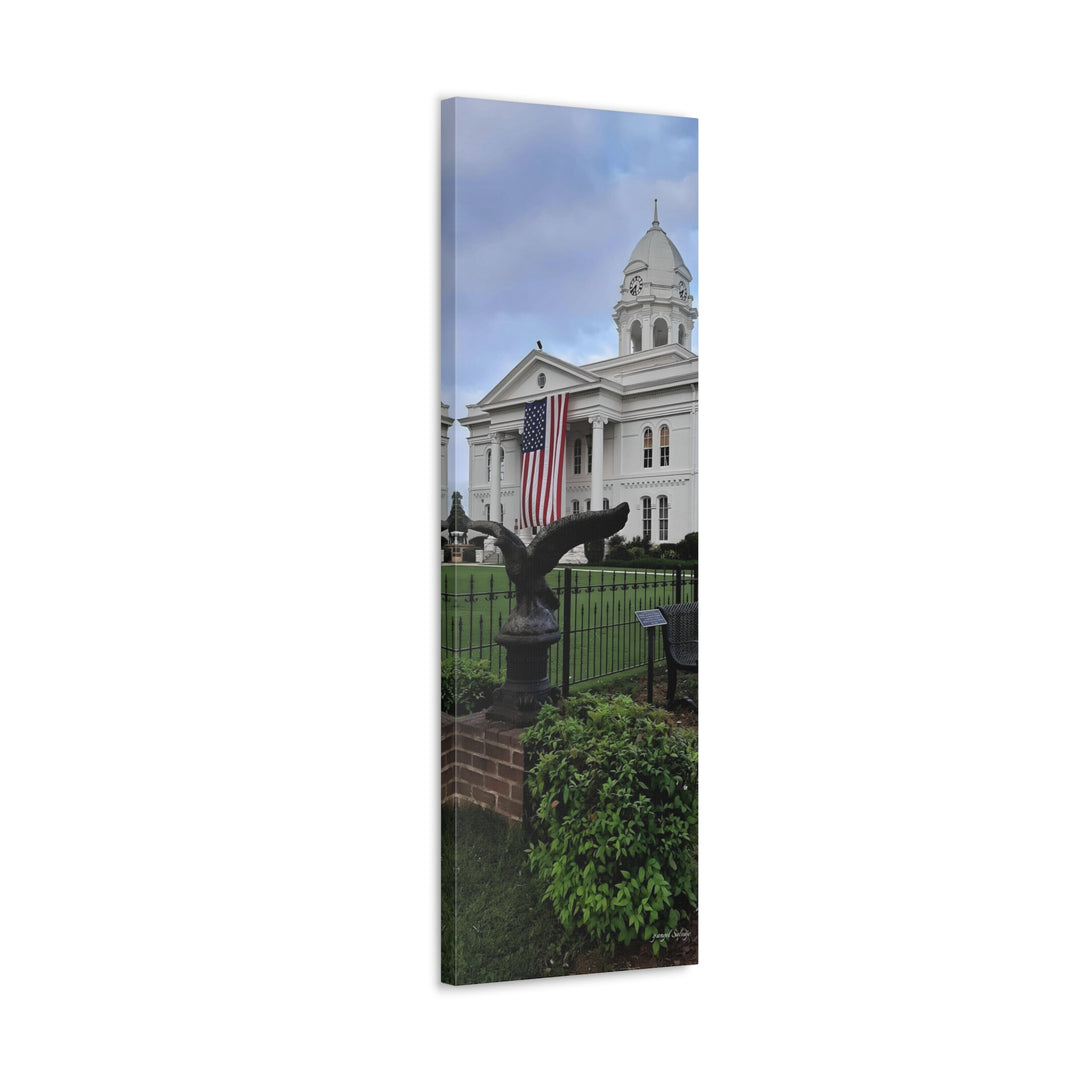Colbert County Flag and Eagle Canvas Gallery Wraps