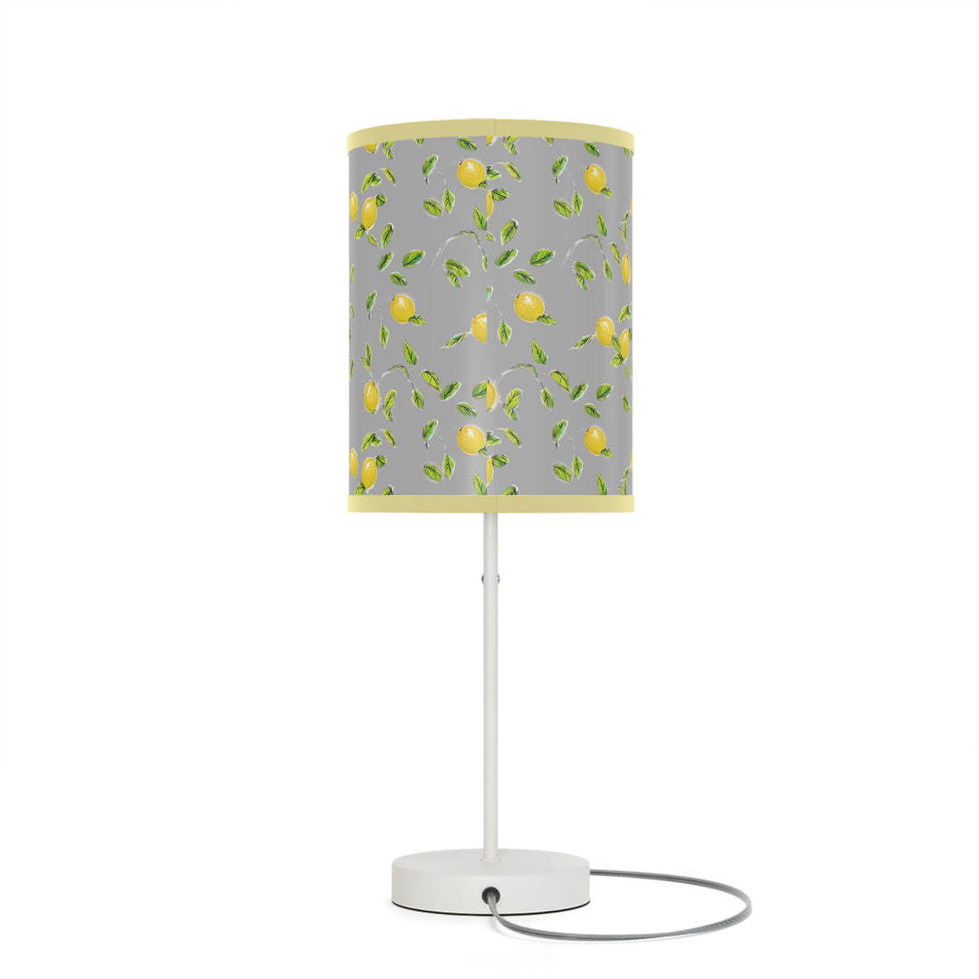 Grey Lemon Lamp on a Stand, US|CA plug