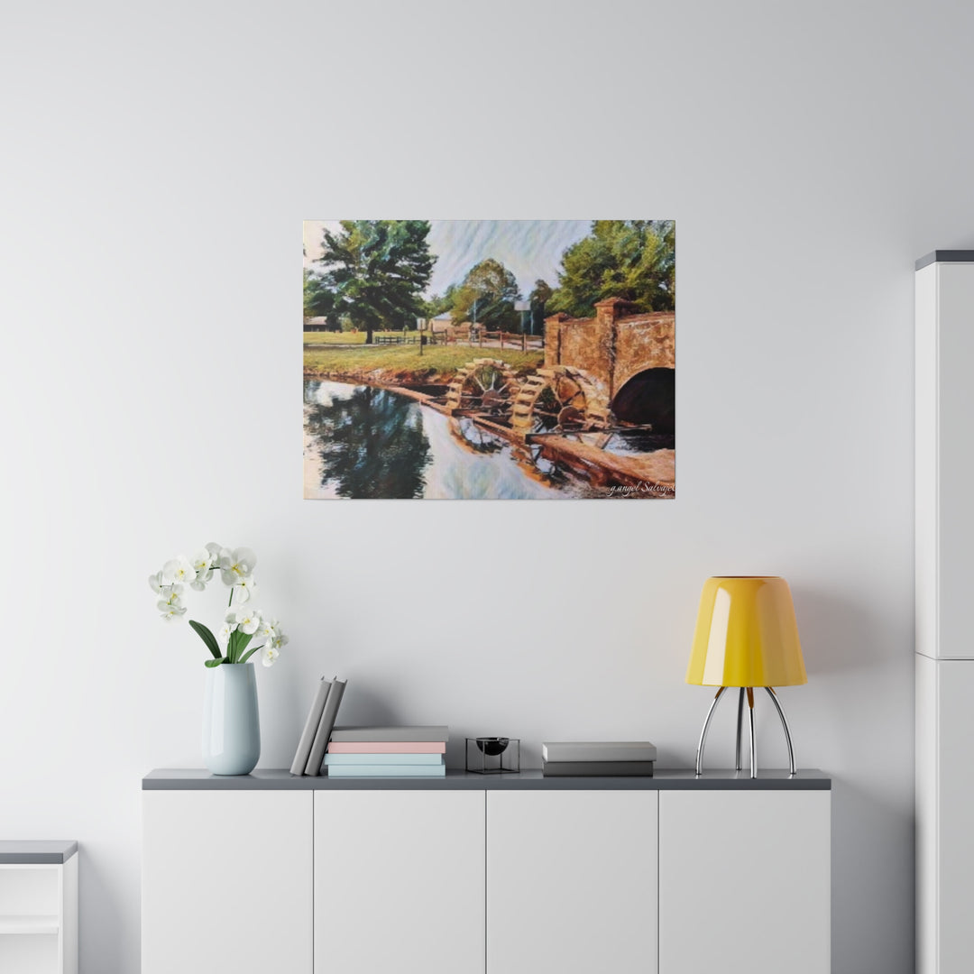 Water Under the Bridge, Spring Park Matte Canvas, Stretched, 0.75"