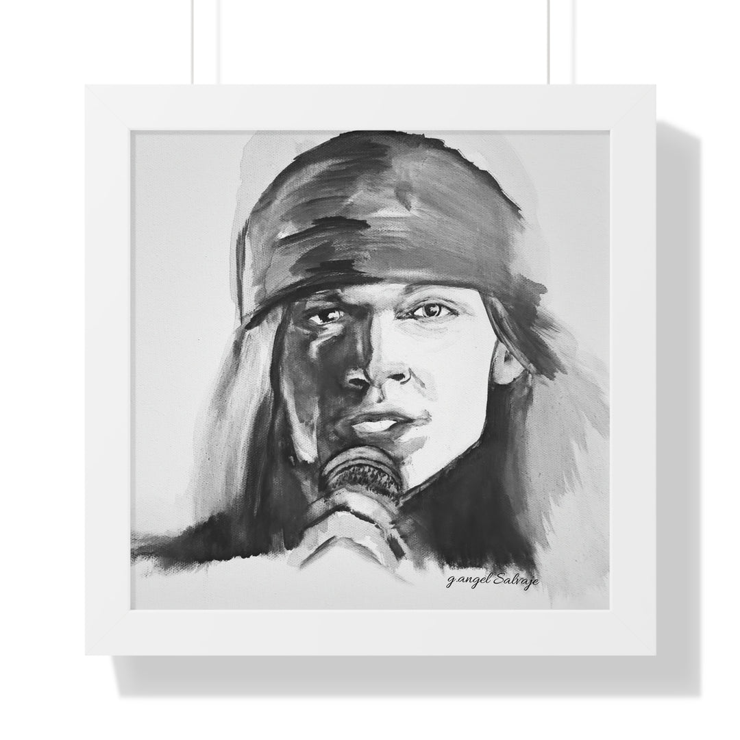 Axle Rose Vertical Poster
