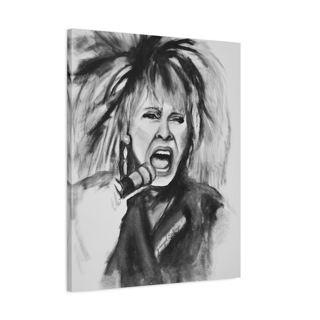 Canvas Print Tina Turner Portrait