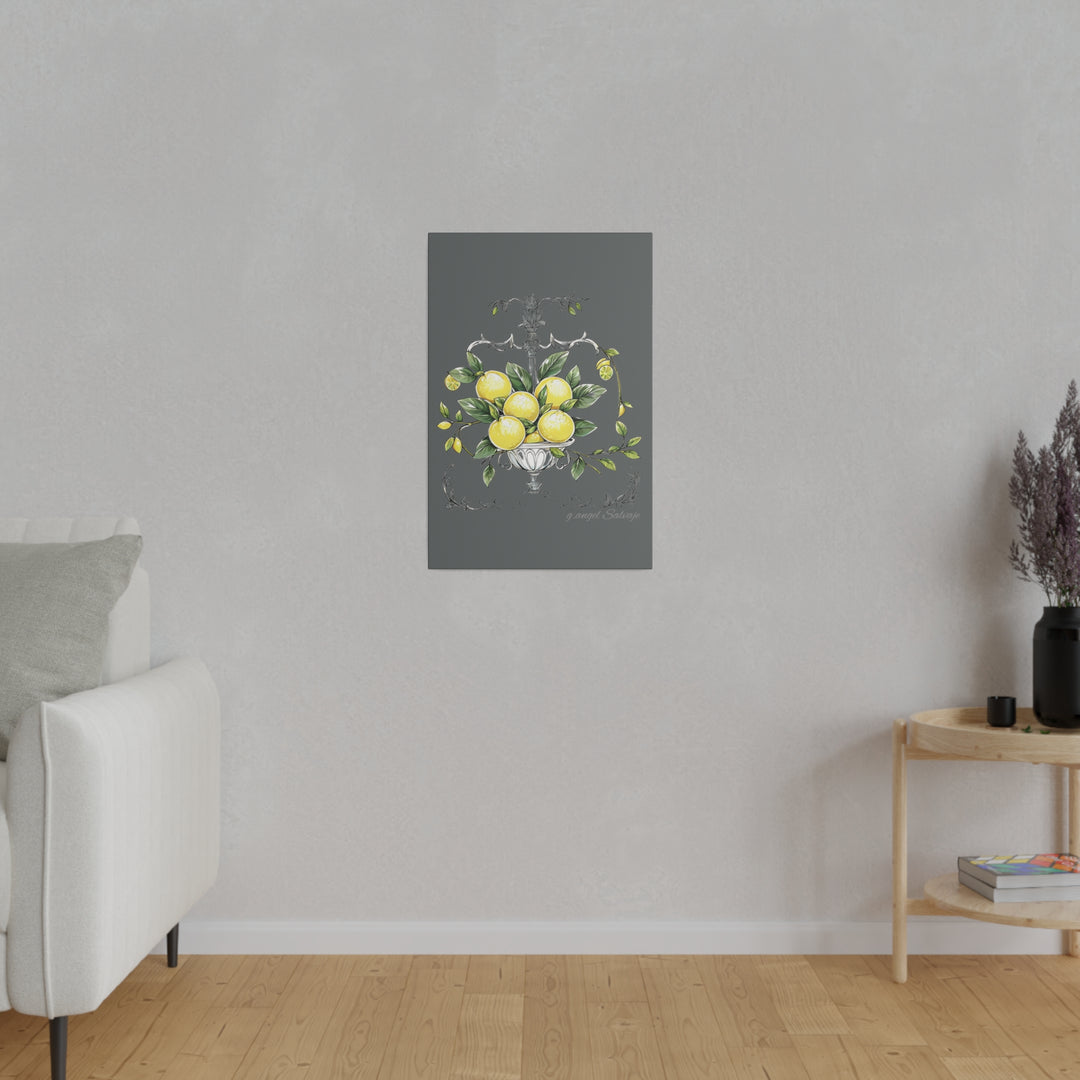 Lemons Centerpiece Matte Canvas, Stretched, 0.75"