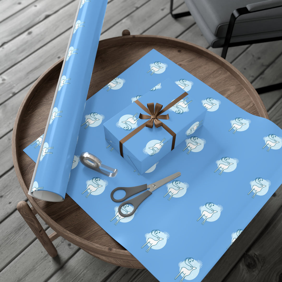 Reindeer in the Snow Gift Wrap Papers