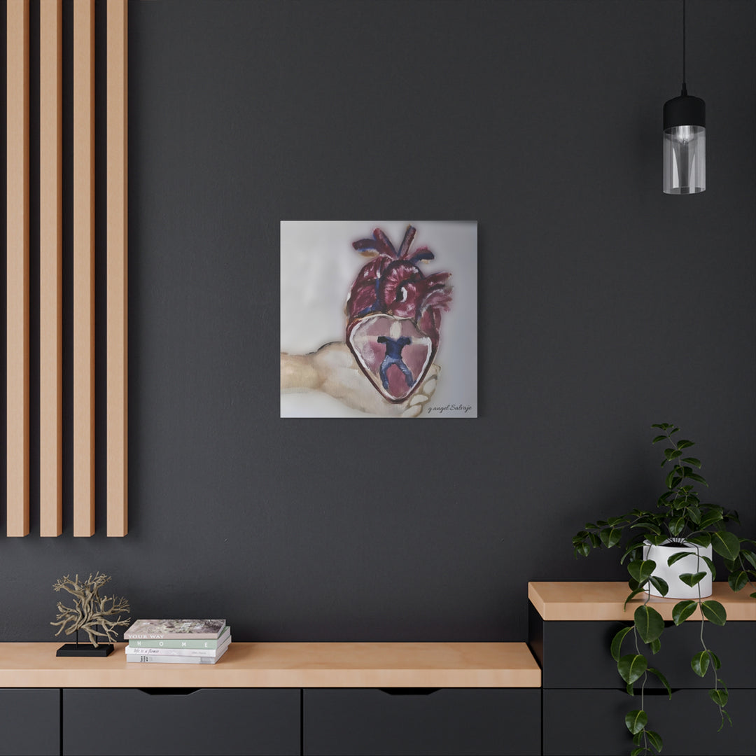 Canvas Print - Abiding Within:Extremely Whole Hearted Sleeves Painting by g angel Salvaje