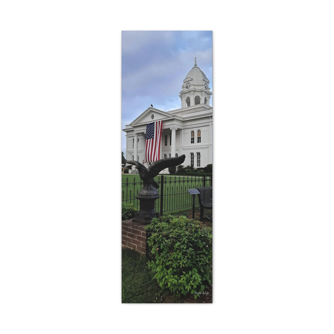 Colbert County Flag and Eagle Canvas Gallery Wraps