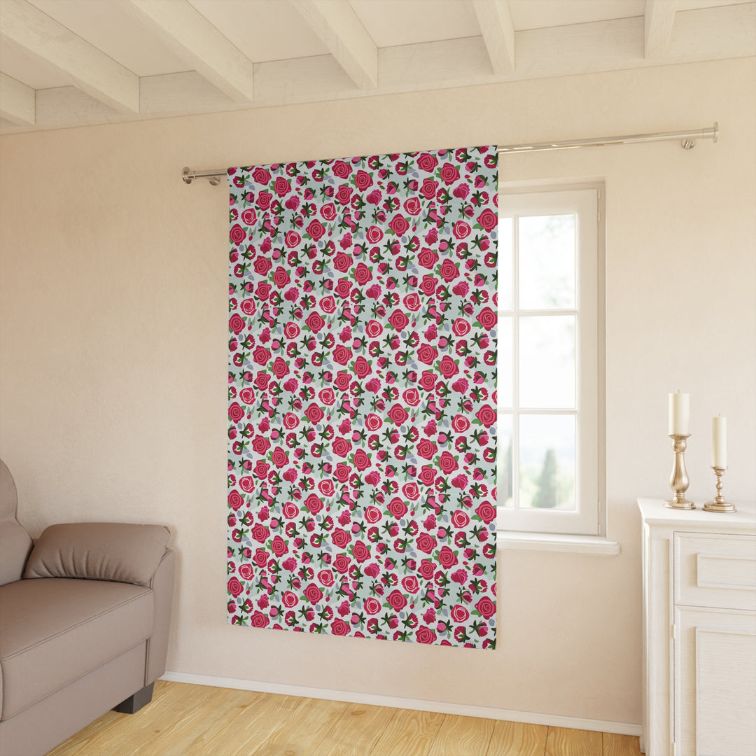 Rose Garden Promises Window Curtains (1 Piece)