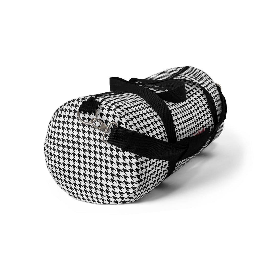 g.angel Salvaje Signature Hound's Tooth Duffel Bag