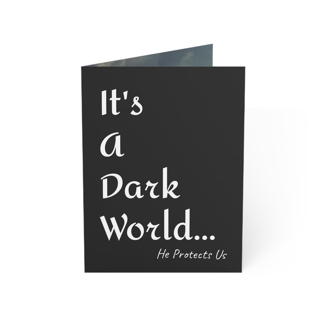Encouragement Greeting Cards -  He Protects Us - Inspirational Set of 10, 30, or 50pcs