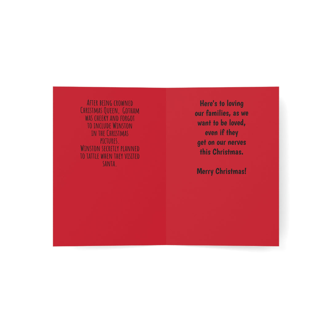 Greeting Cards Cheeky Christmas Queen & Winston Design Set