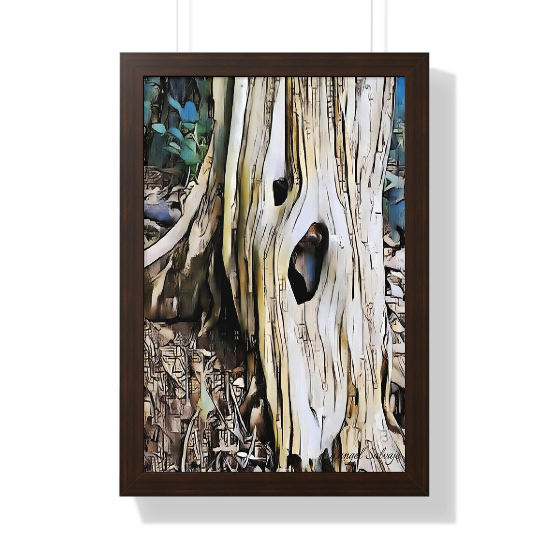 It Is All About What is Hidden Within Framed Vertical Poster
