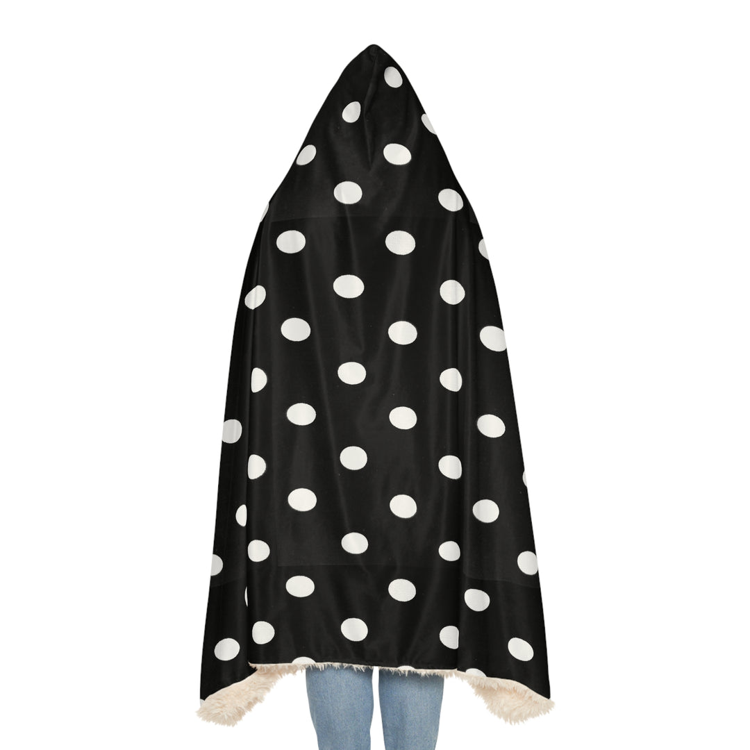 Black & White Polka Dot Snuggle Blanket