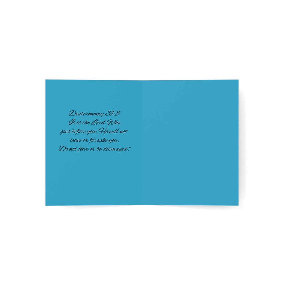 Greeting Cards Uplifting 'Courageous Beyond Understanding' Painting
