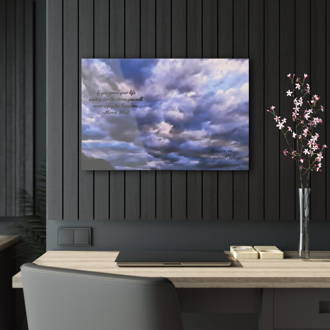 Dont Miss the Sunshine, Morris West Quote Acrylic Prints