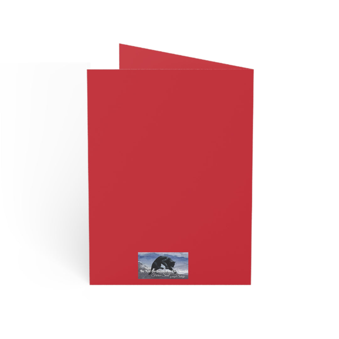 CHRISTMAS Greeting Cards -Lou's Sneaky Peek Design (1, 10, 30, and 50pcs)