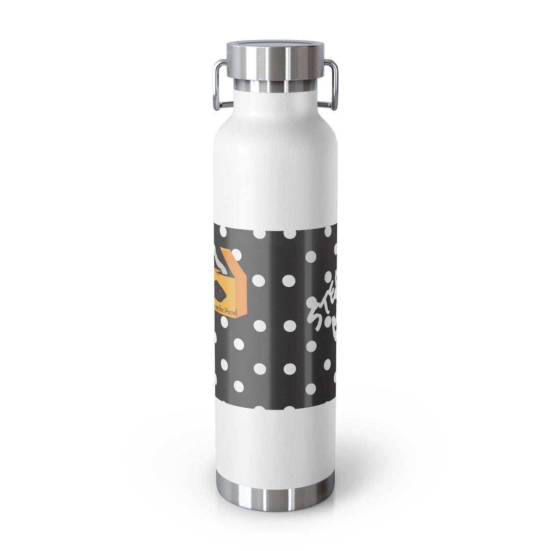 Secret Agent Cat Copper Vacuum Insulated Bottle, 22oz