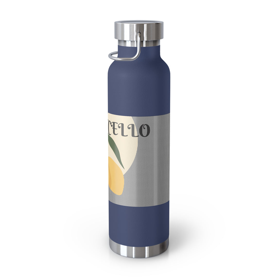 Limoncello Hounds Tooth Copper Vacuum Insulated Bottle, 22oz