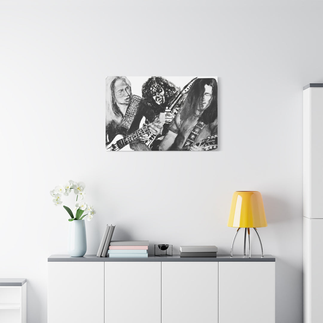 Canvas Print - Slaughter Band Mad About You painting Compilation g angel Salvaje