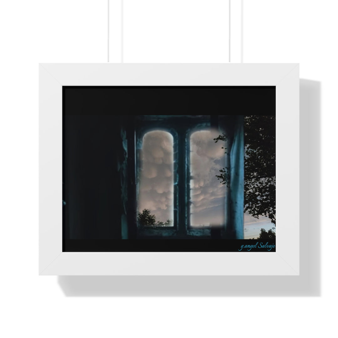 Walk into the Sky Framed Horizontal Poster