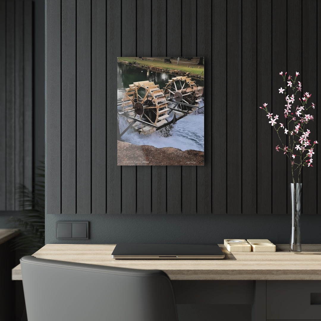 Water Wheel , Spring Park  Acrylic Prints