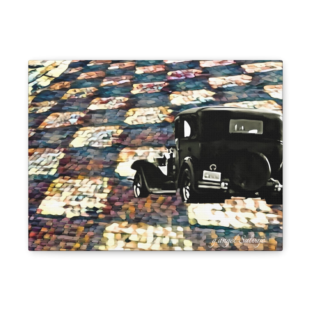 Checkered Past ,Matte Canvas, Stretched, 1.25"