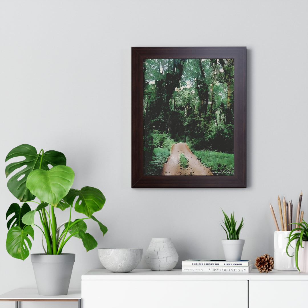 Life Viewed in Retrospect Framed Vertical Poster