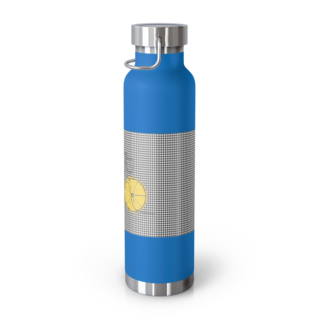 Lemon Keep'uh Pushin'  Copper Vacuum Insulated Bottle, 22oz