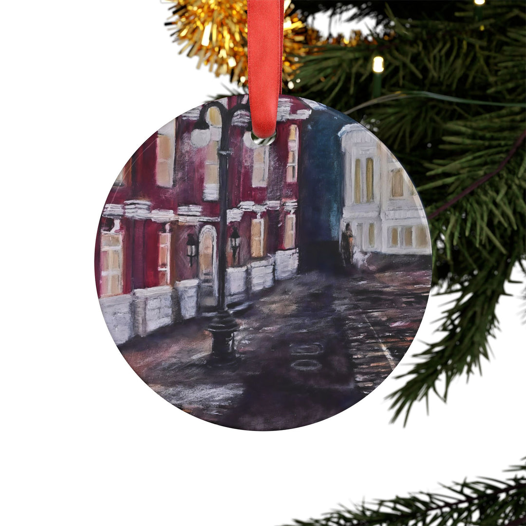 ShadowWork, Acrylic Ornament with Ribbon