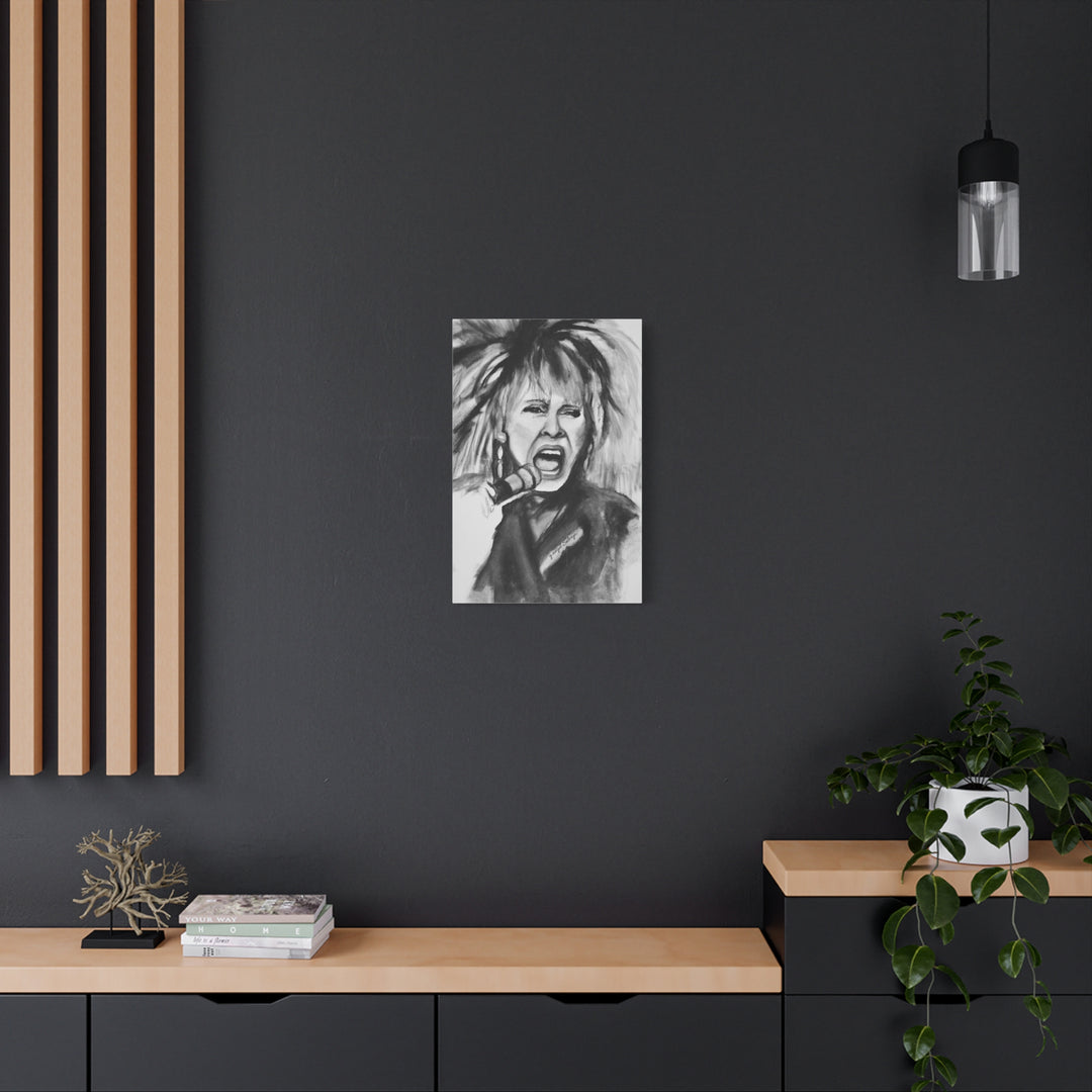 Canvas Print Tina Turner Portrait