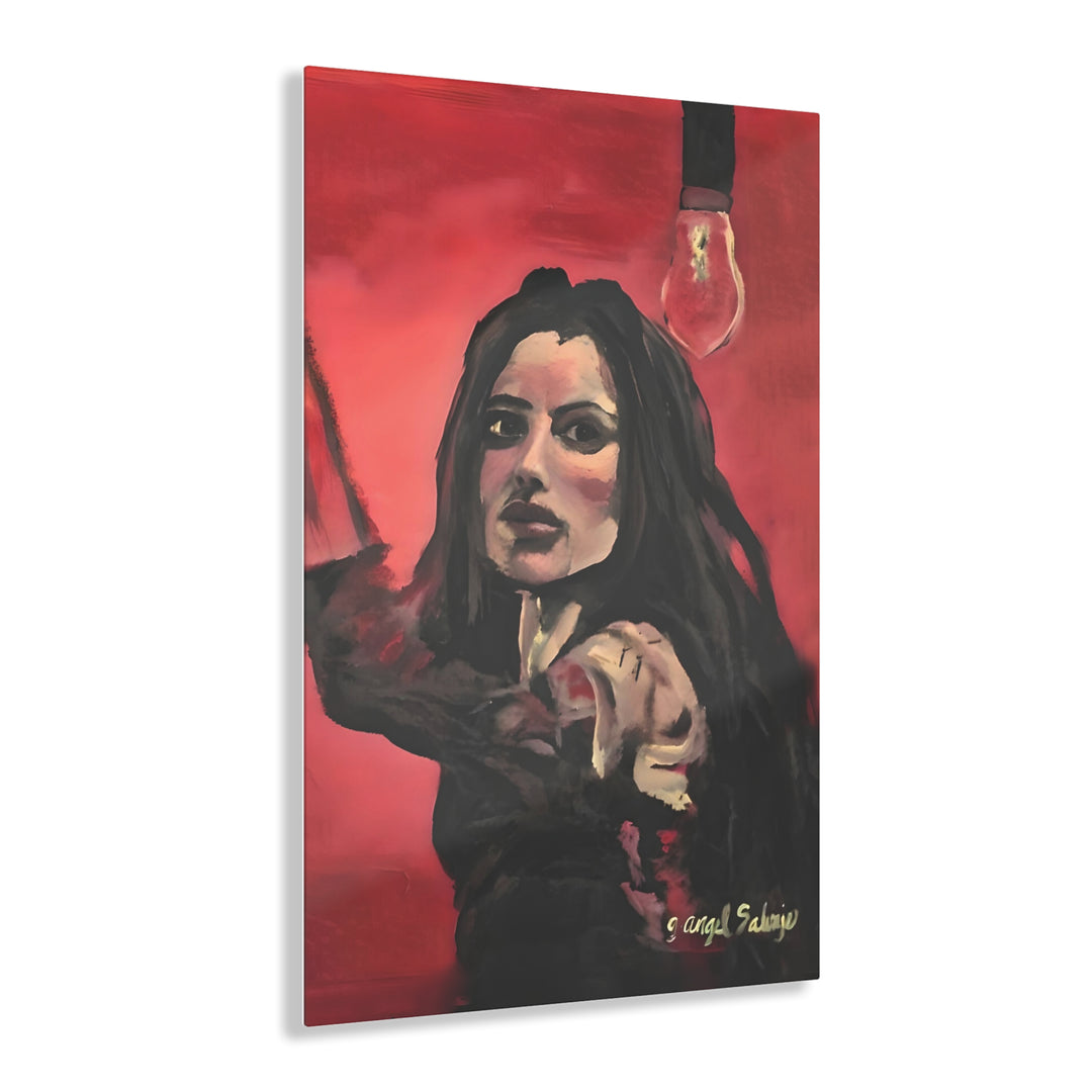 Acrylic Print - Roxanne Turn Off the Red Light, Inspired by Songs about Sex Trafficking