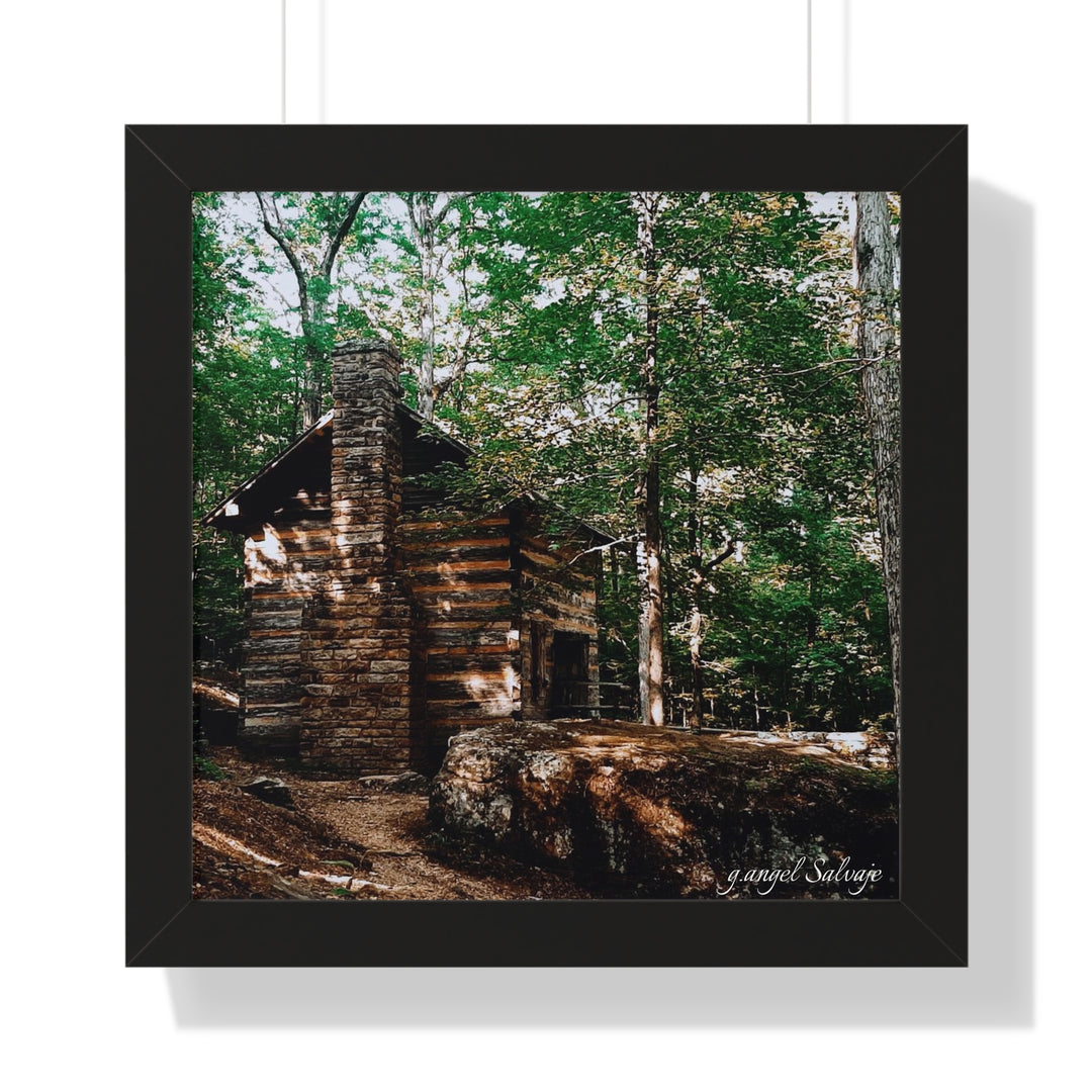 Just a Cabin in the Corner of Gloryland Framed Horizontal Poster
