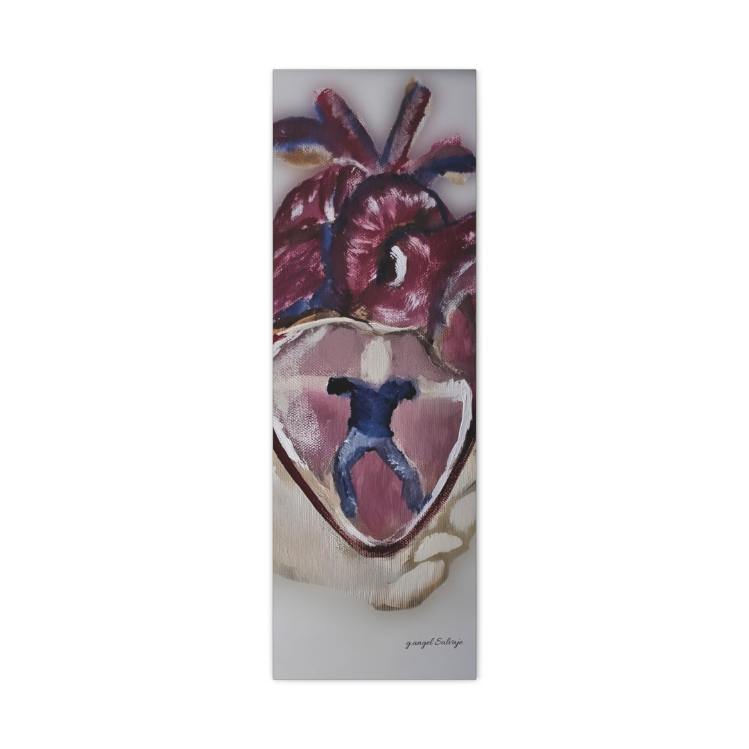 Canvas Print - Abiding Within:Extremely Whole Hearted Sleeves Painting by g angel Salvaje