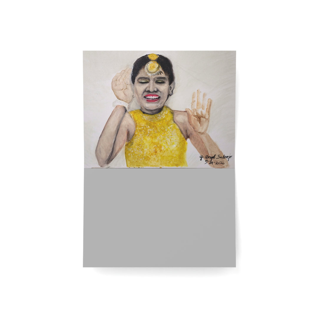 Dancing in the Streets Greeting Cards - Handcrafted Designs for All Occasions - Set of 1, 10, 30, 50