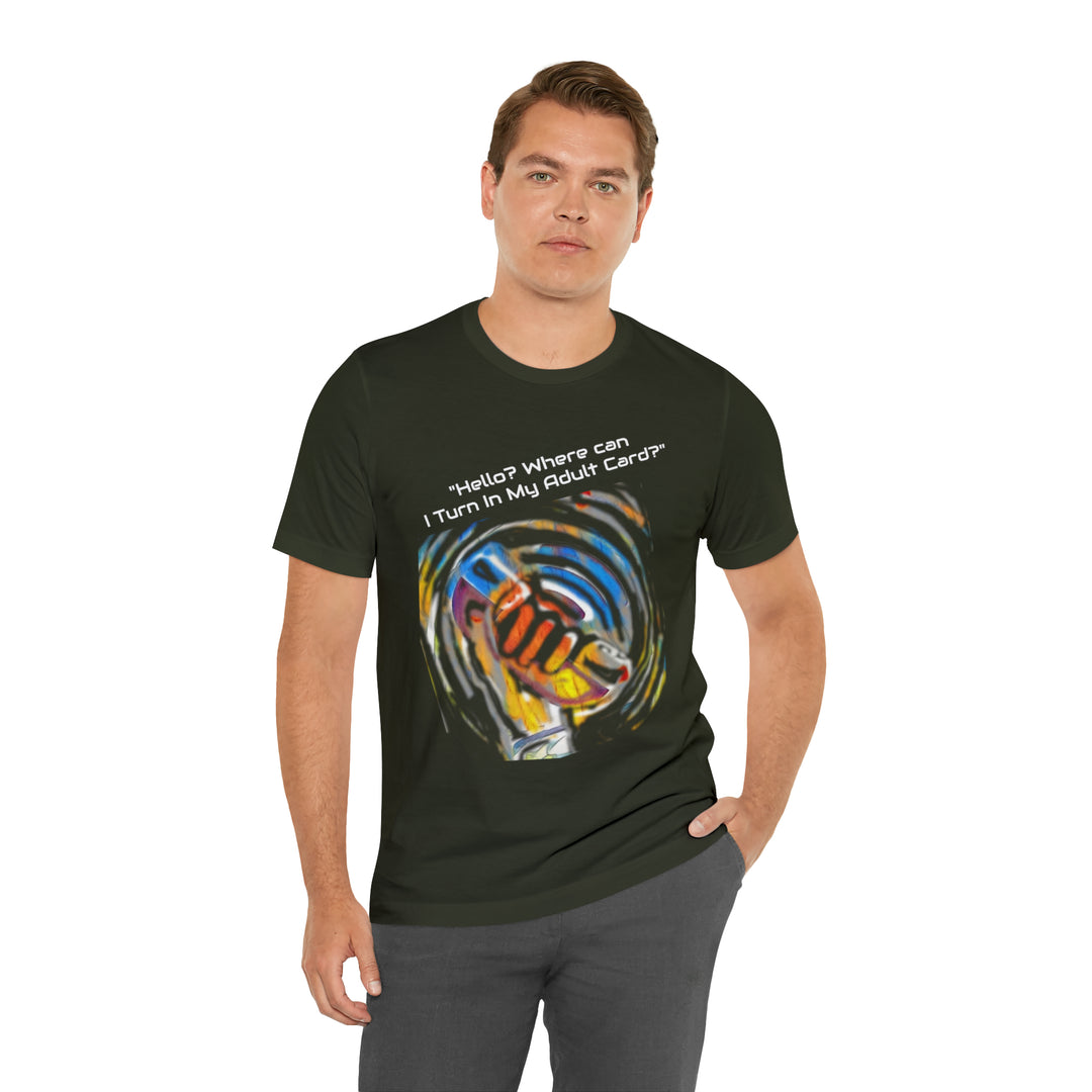 ADULT CARD Dad Jokes Unisex Jersey Short Sleeve Tee