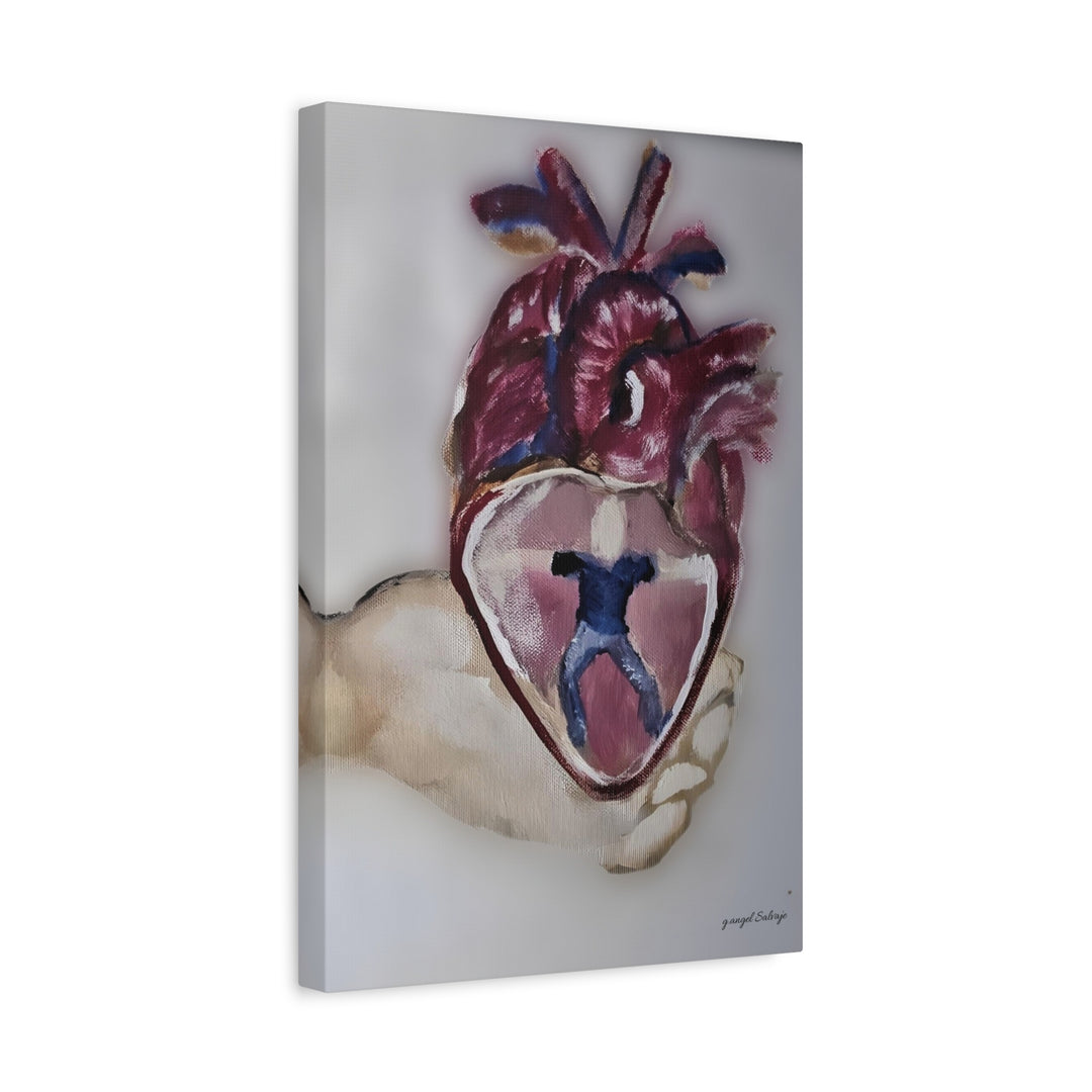 Canvas Print - Abiding Within:Extremely Whole Hearted Sleeves Painting by g angel Salvaje