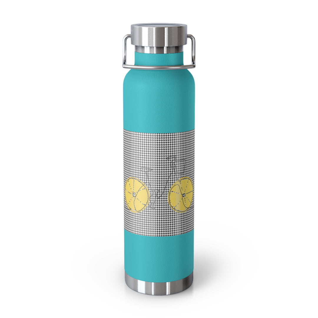 Lemon Keep'uh Pushin'  Copper Vacuum Insulated Bottle, 22oz