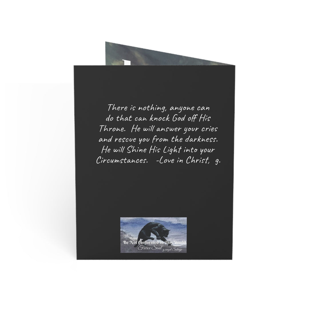 Encouragement Greeting Cards -  He Protects Us - Inspirational Set of 10, 30, or 50pcs